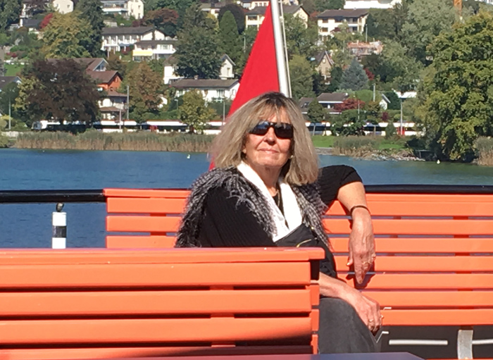 Tan on boat ride